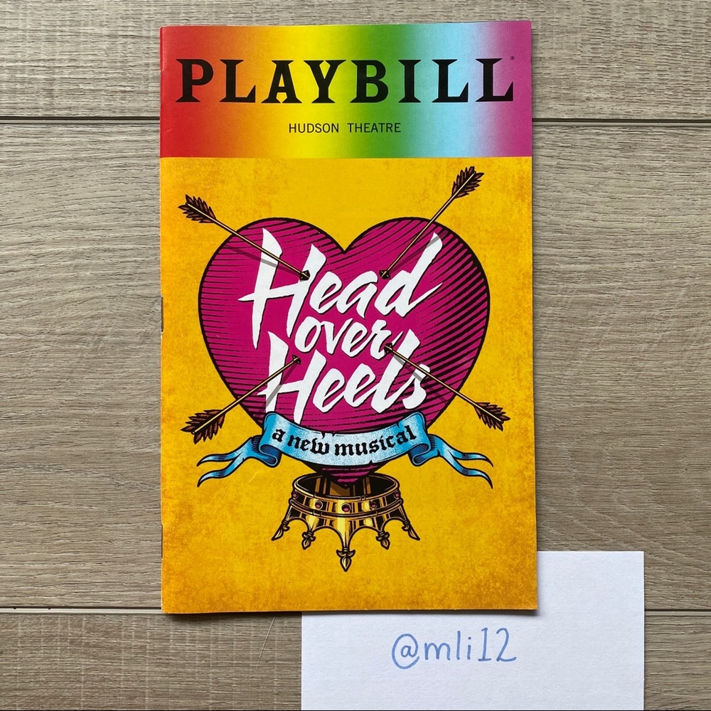PLAYBILL Head Over Heels (OBC & Pride)